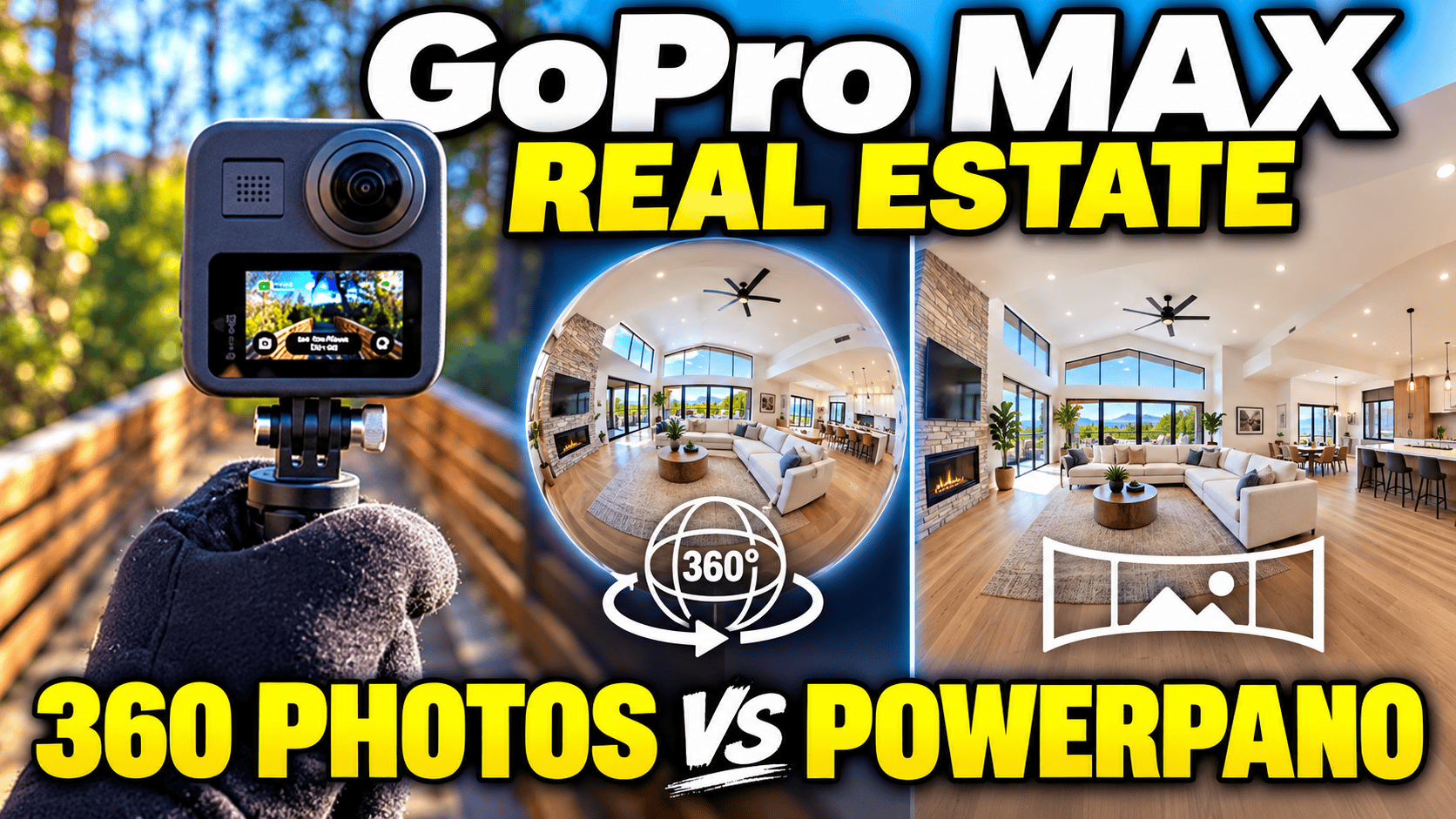 GoPro MAX for Real Estate: 360 Photos vs PowerPano
