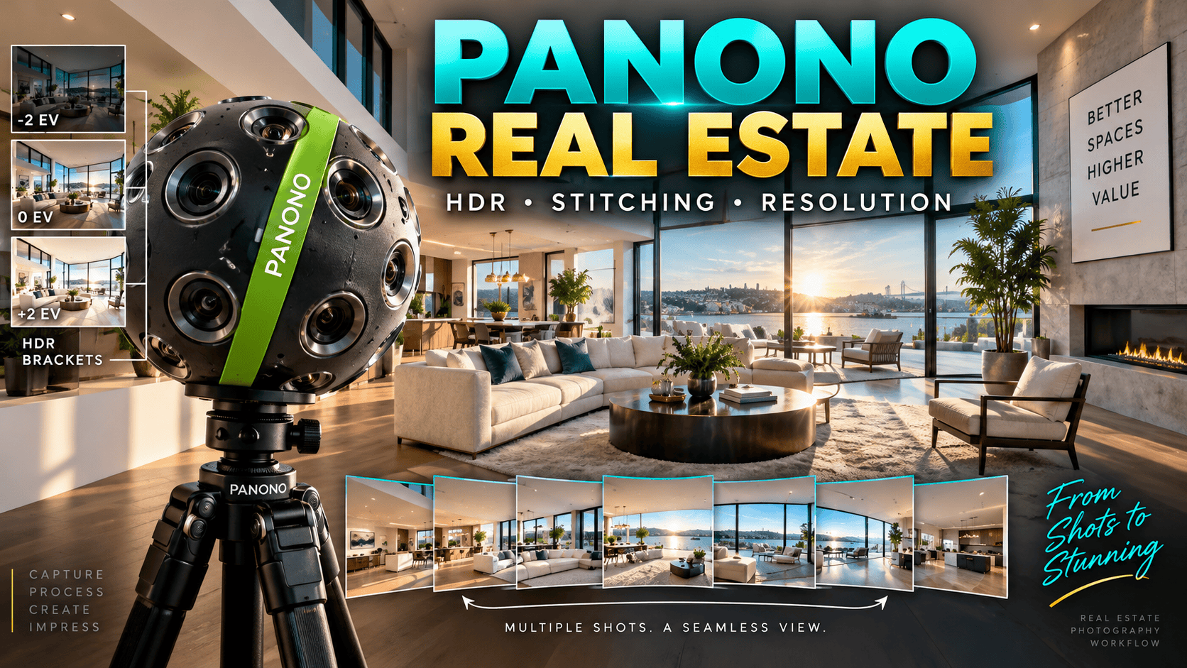 Panono for Real Estate: Resolution, HDR & Stitching Workflow