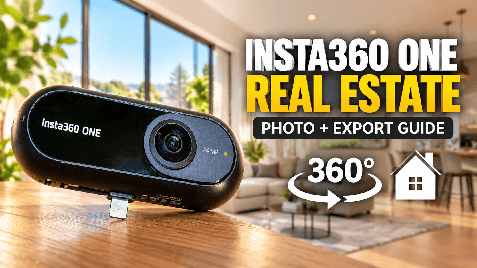 Original Insta360 ONE for Real Estate: Photo & Export Guide