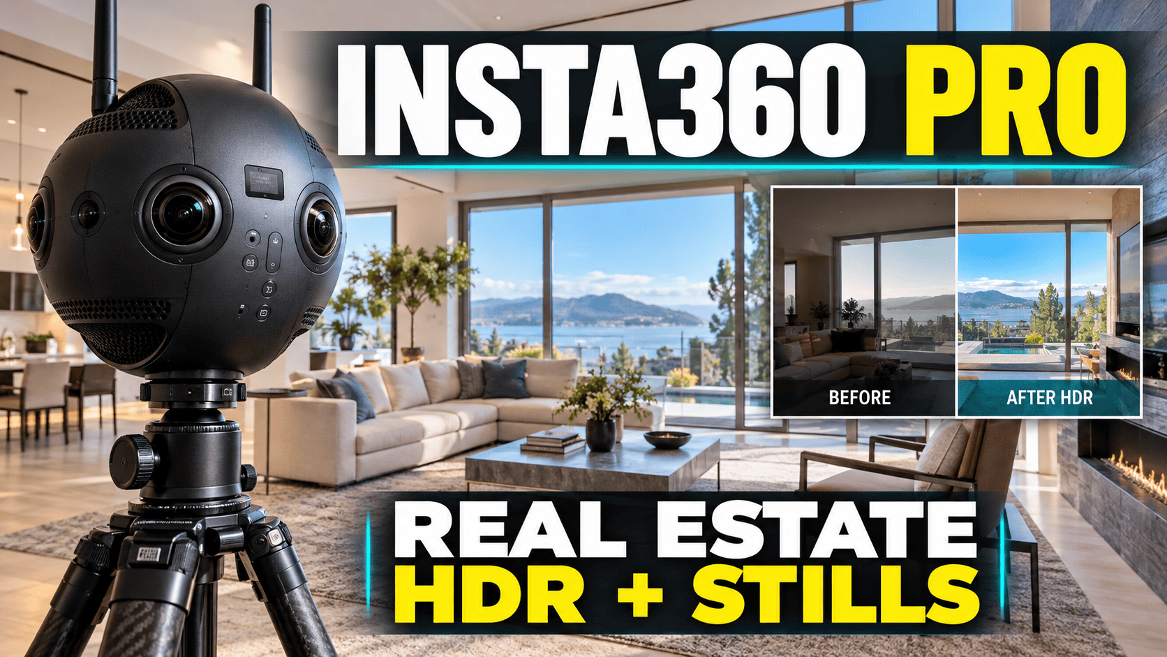 Original Insta360 Pro for Real Estate: HDR & Still Workflow