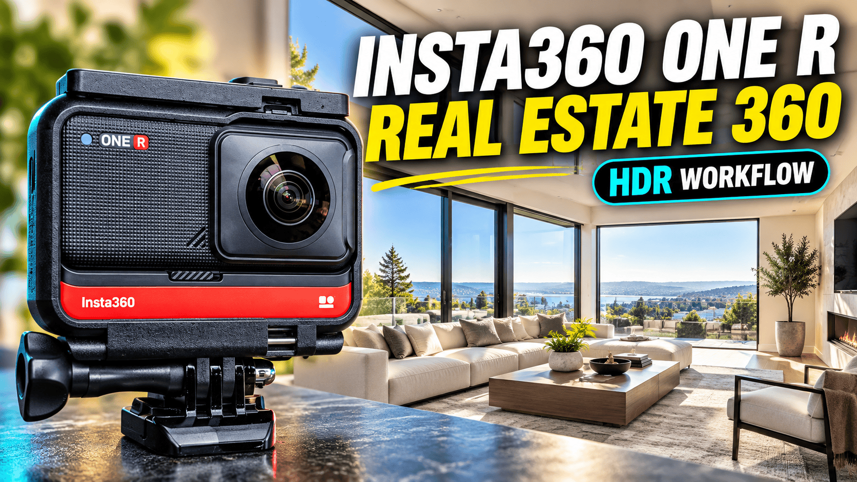 Insta360 ONE R for Real Estate: 360 Module & HDR Workflow