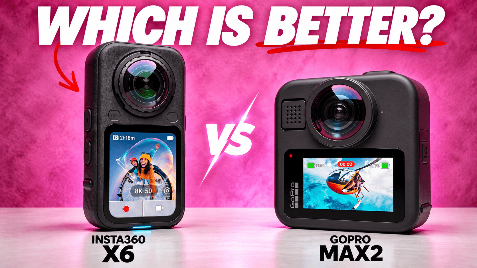GoPro MAX2 vs Insta360 X6: Specs and Workflow Compared