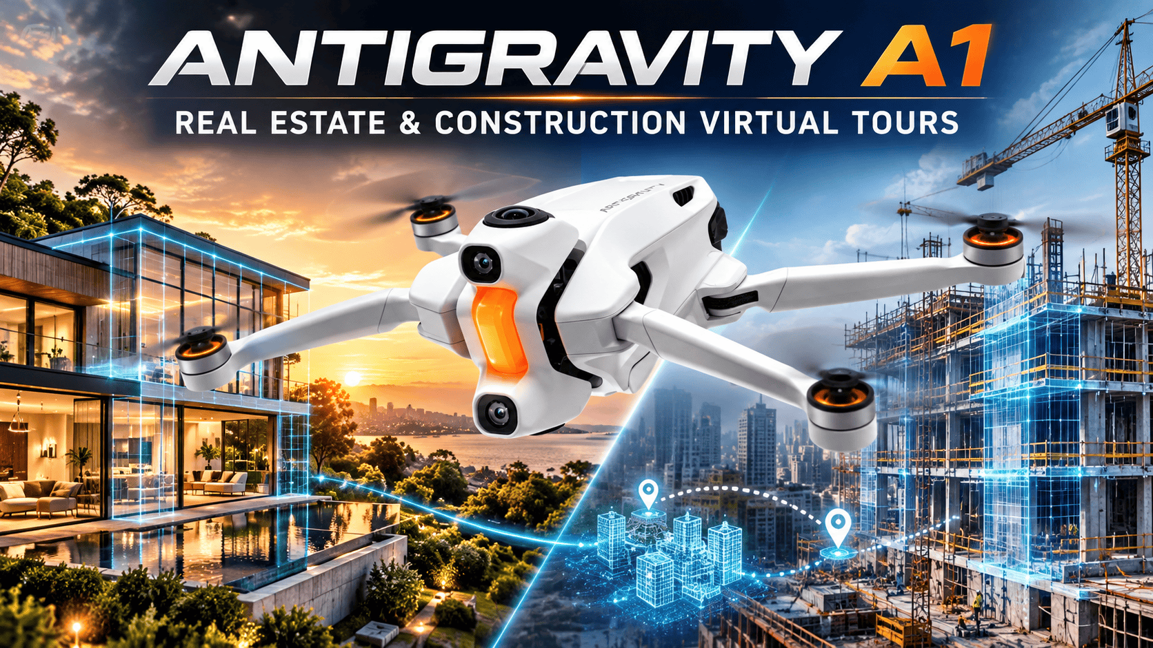 Antigravity A1 for Real Estate & Construction Virtual Tours