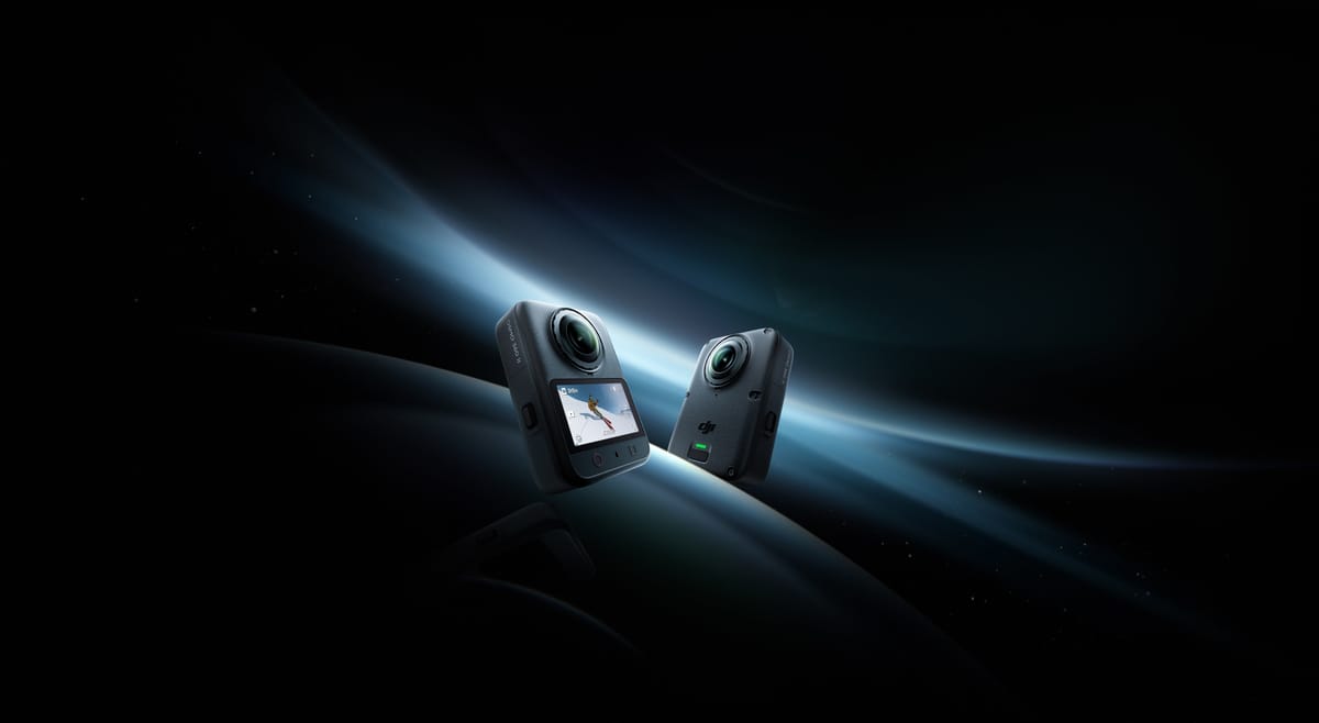 DJI Osmo 360 II manufacturer illustration showing both sides