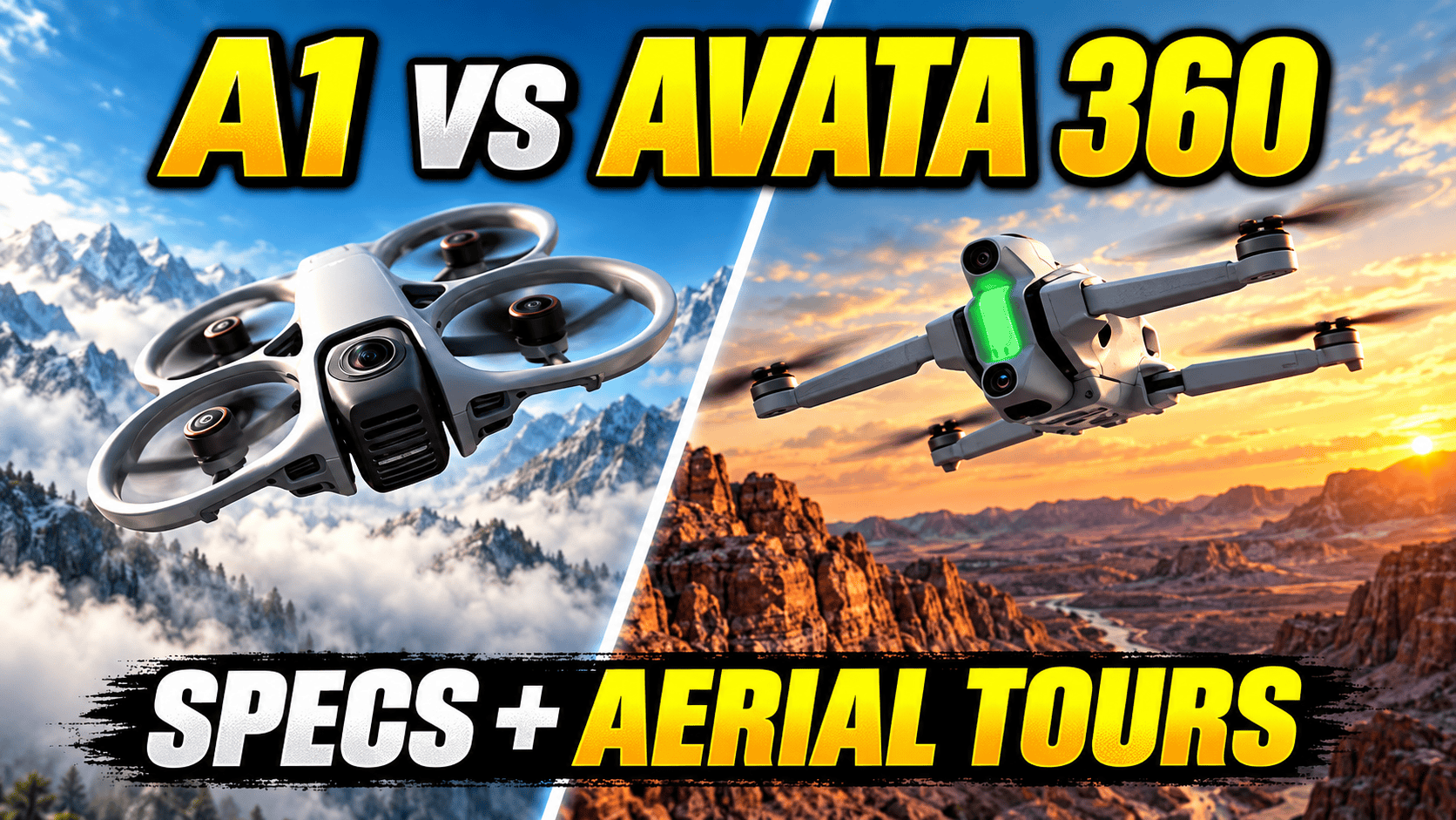 Antigravity A1 vs DJI Avata 360: Specs and Aerial Tours
