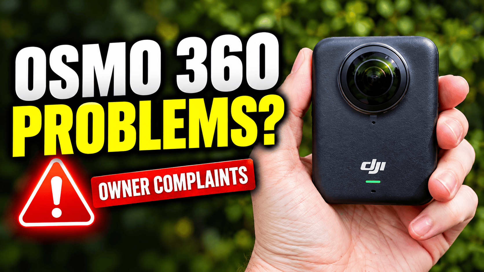 DJI Osmo 360 Problems, Complaints & Common Issues: What Owners Say