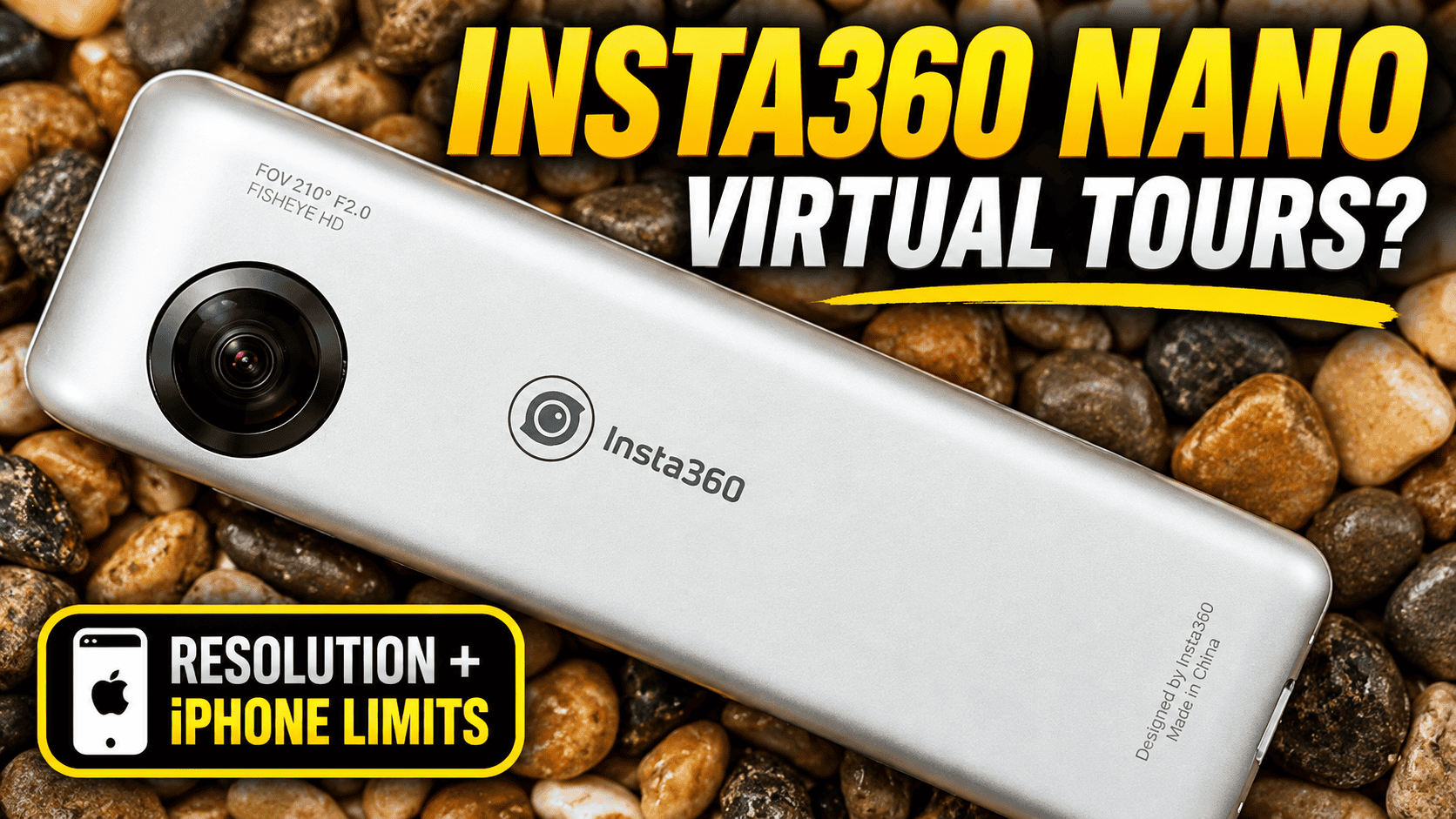 Insta360 Nano for Virtual Tours: Resolution & iPhone Limits