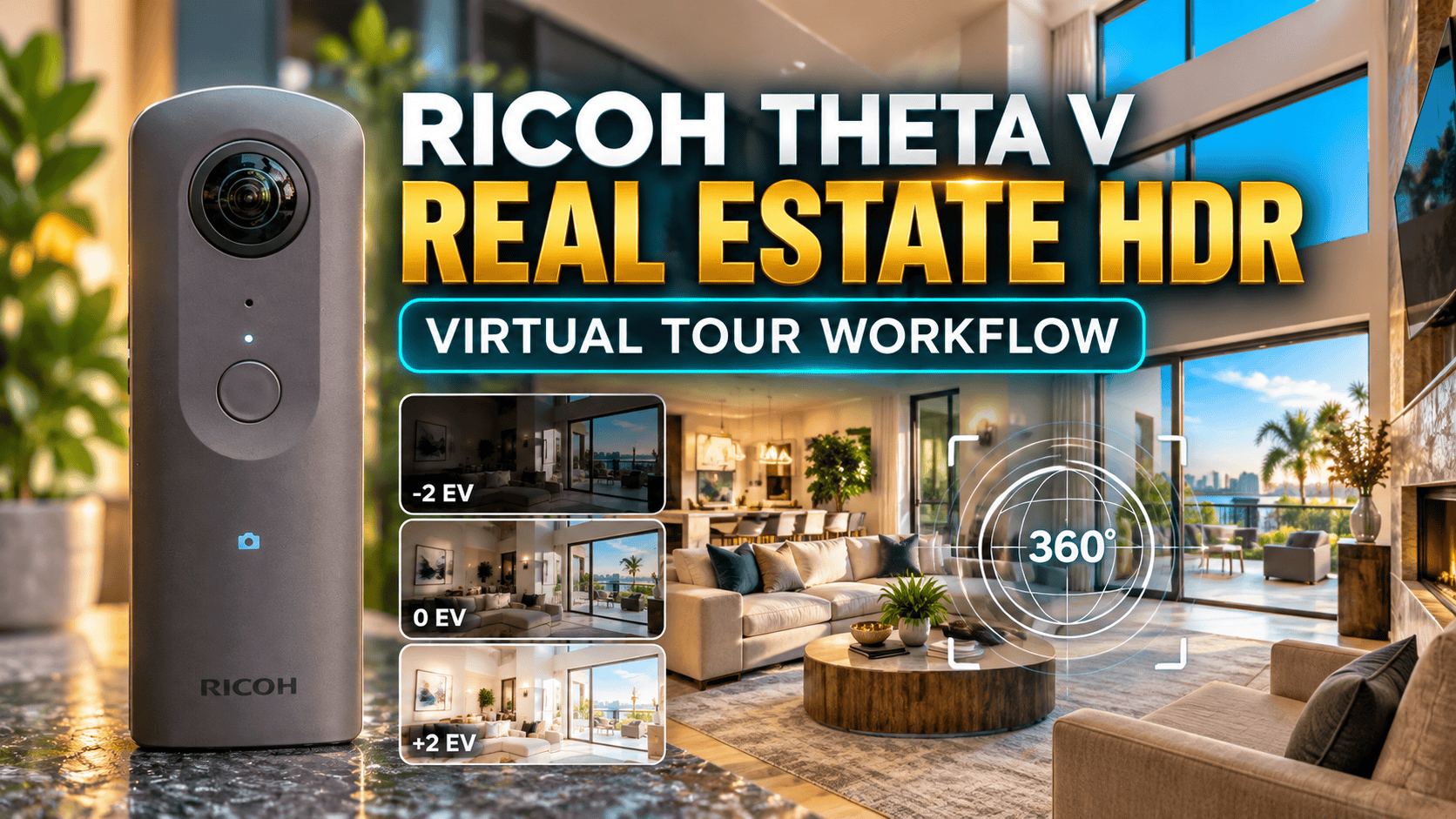 Ricoh Theta V for Real Estate: HDR & Virtual-Tour Workflow