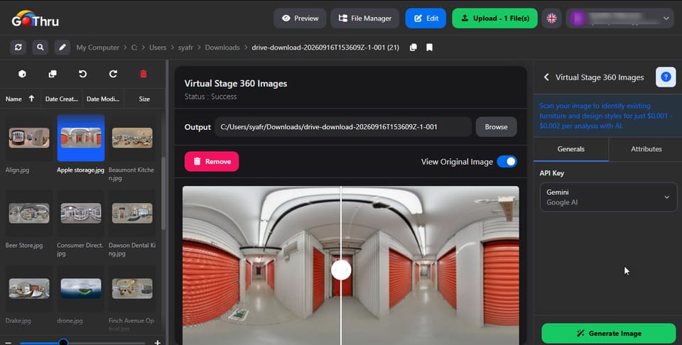 How to Use Virtual Stage 360 to Add Virtual Furniture