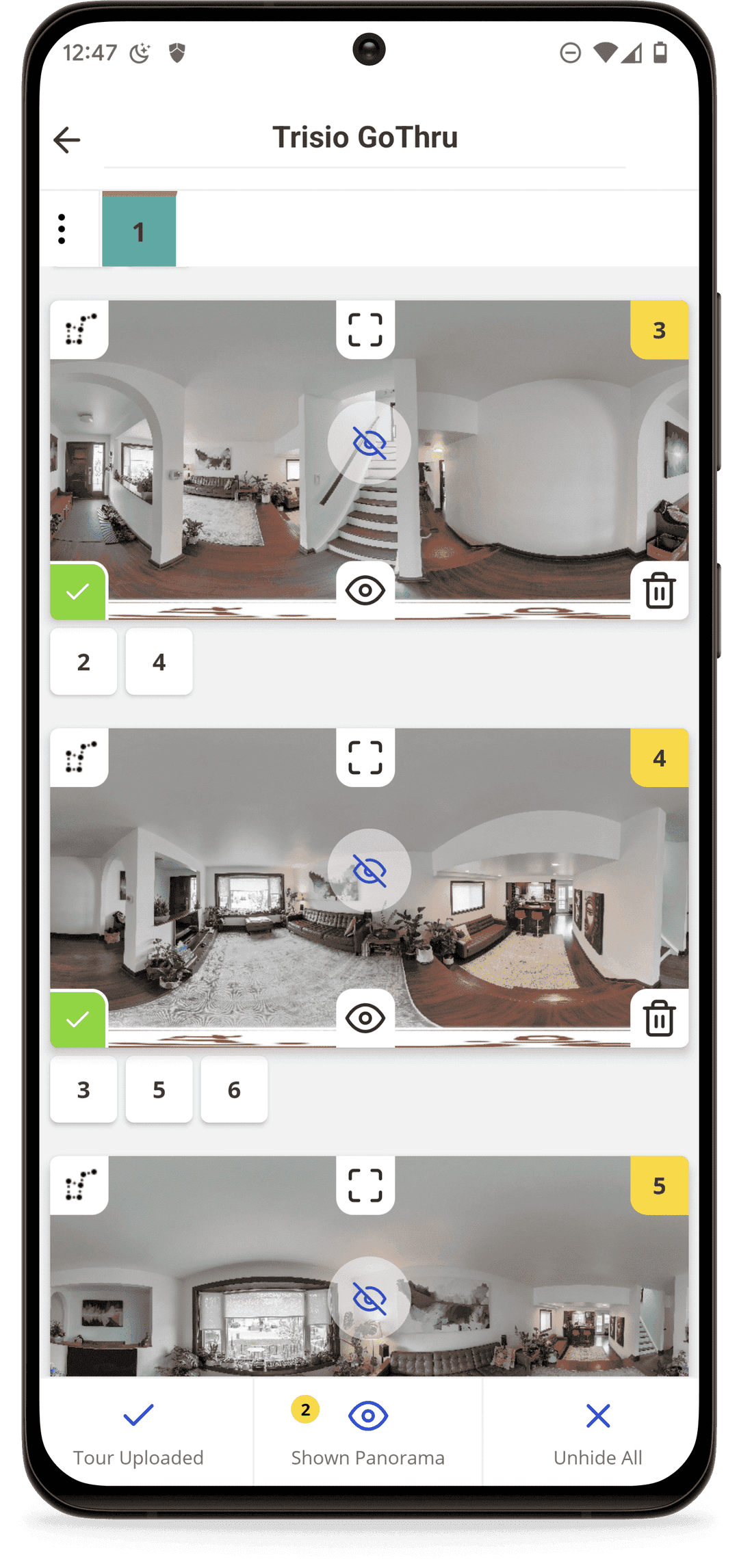 GoThru Street Editor phone UI