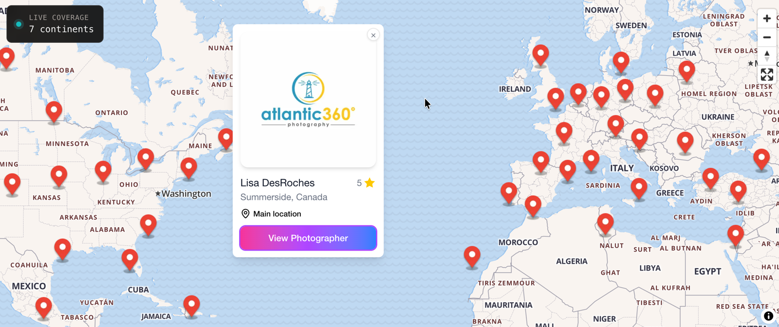 Find a Google Trusted 360 Photographer: Search the Map, Compare the Work, Contact Directly
