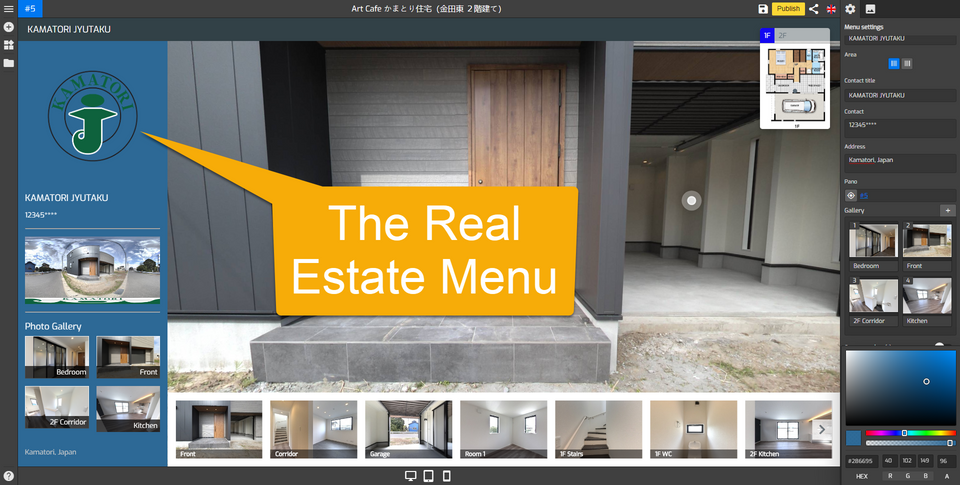 Overlay - Real Estate Menu