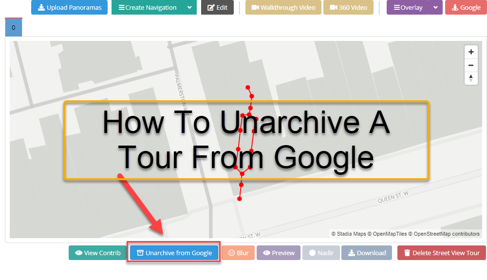 How To Unarchive A Tour From Google