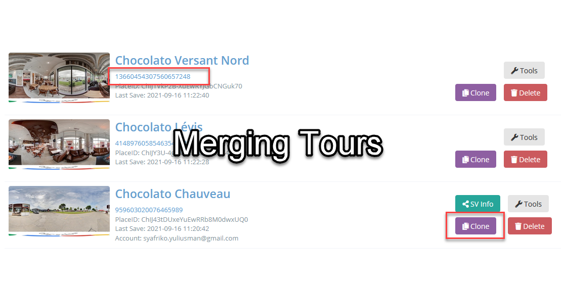 How To Merge Tours In GoThru