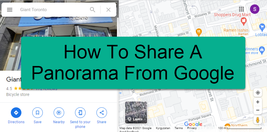 How To Share A Panorama From Google