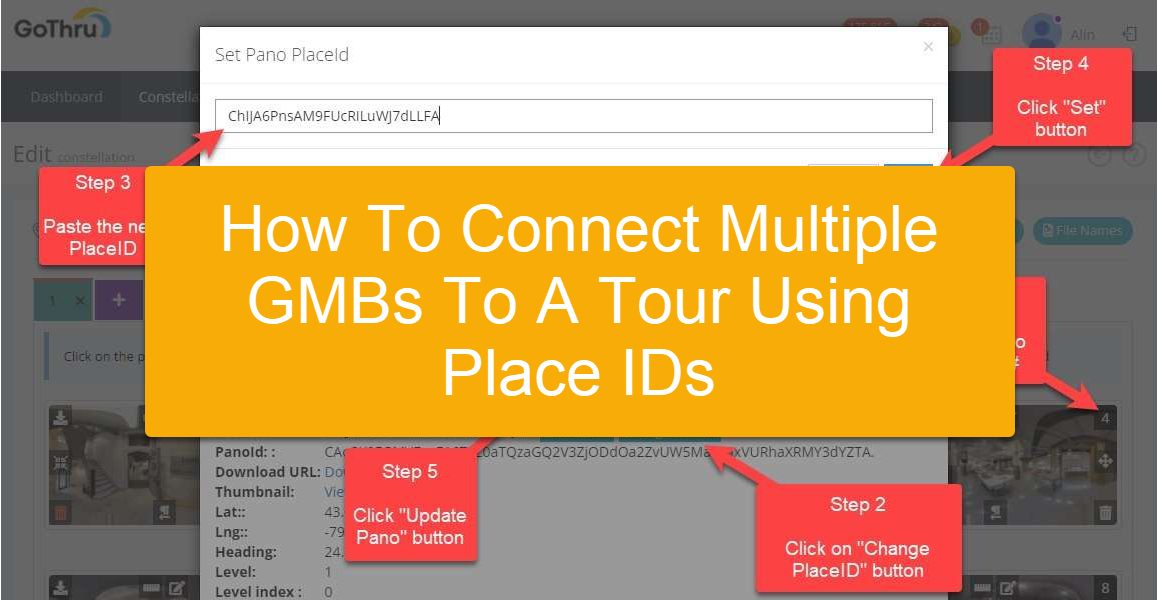 How To Associate a PlaceId to Individual Panoramas