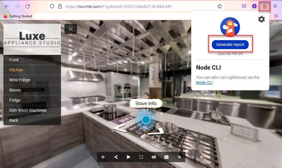 How to Check the Performance of a Virtual Tour with Lighthouse