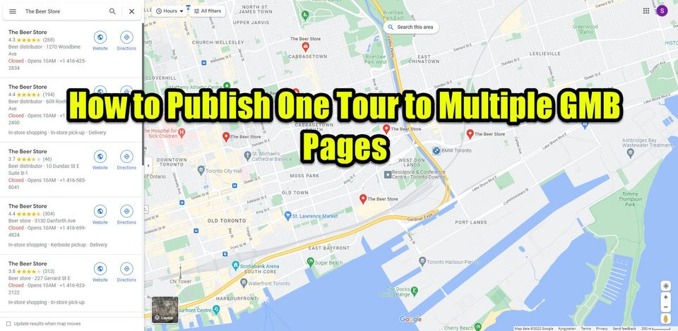How to Publish One Tour to Multiple GMB Pages