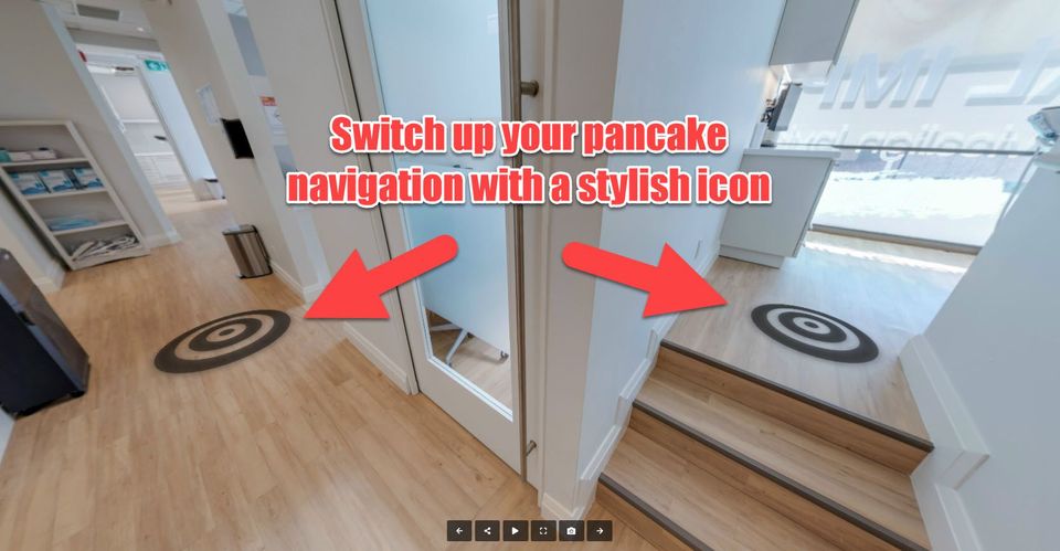 How to change the Pancake Navigation to an Icon