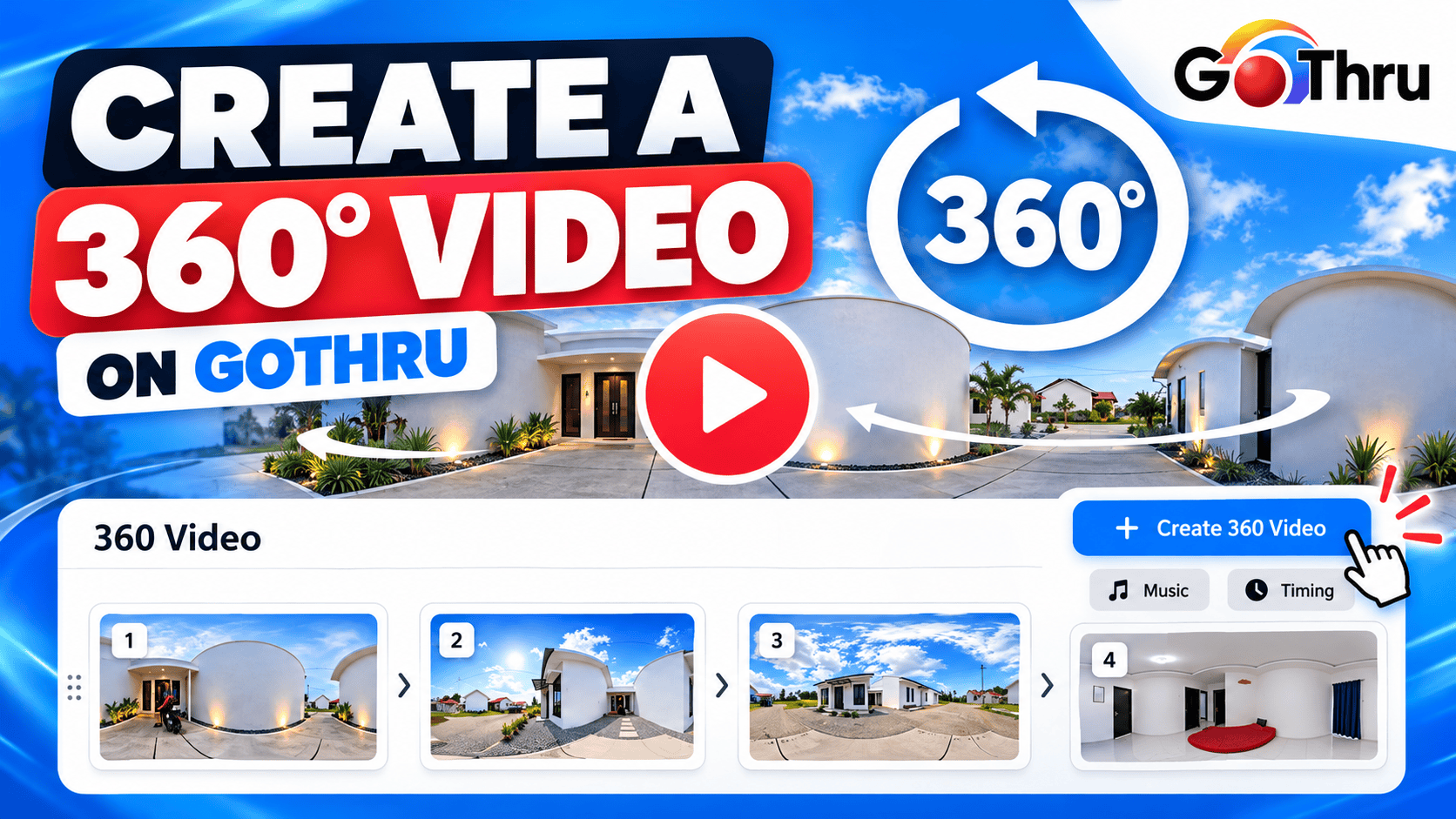 How to Create a 360° Video on GoThru